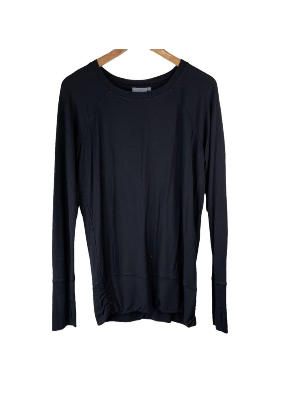 Athleta Top Small Long Sleeve Pullover Crewneck Activewear Thumbholes